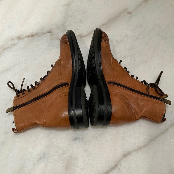 L’idea Studded Toe Ankle Combat Boots - Picture 9 of 14